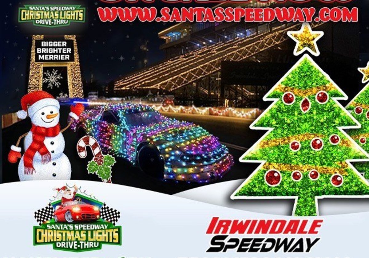 Tickets On Sale Now For Santa's Speedway Christmas Lights Drive-Thru | Macaroni Kid Covina - West Covina