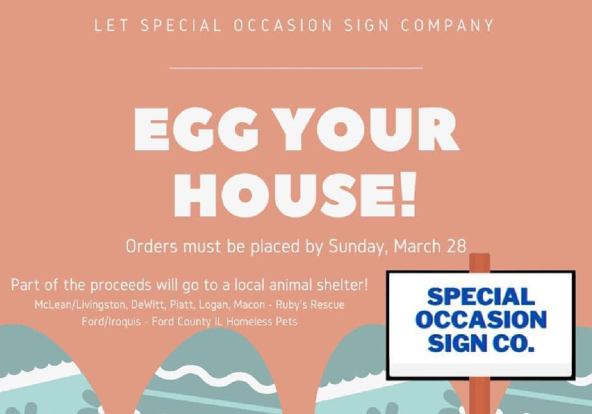 Let Special Occasion Sign Co. Egg Your House!