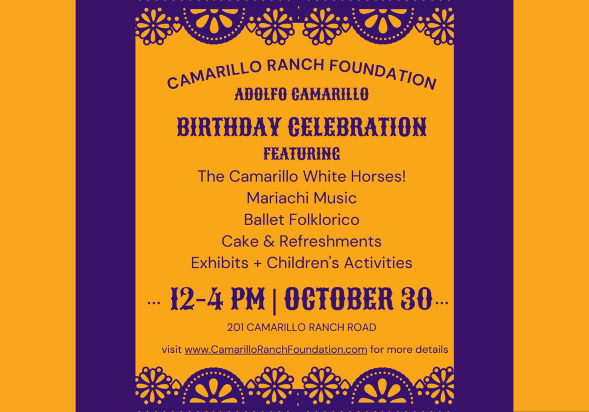 Adolfo Camarillo Birthday at Camarillo Ranch | Macaroni KID