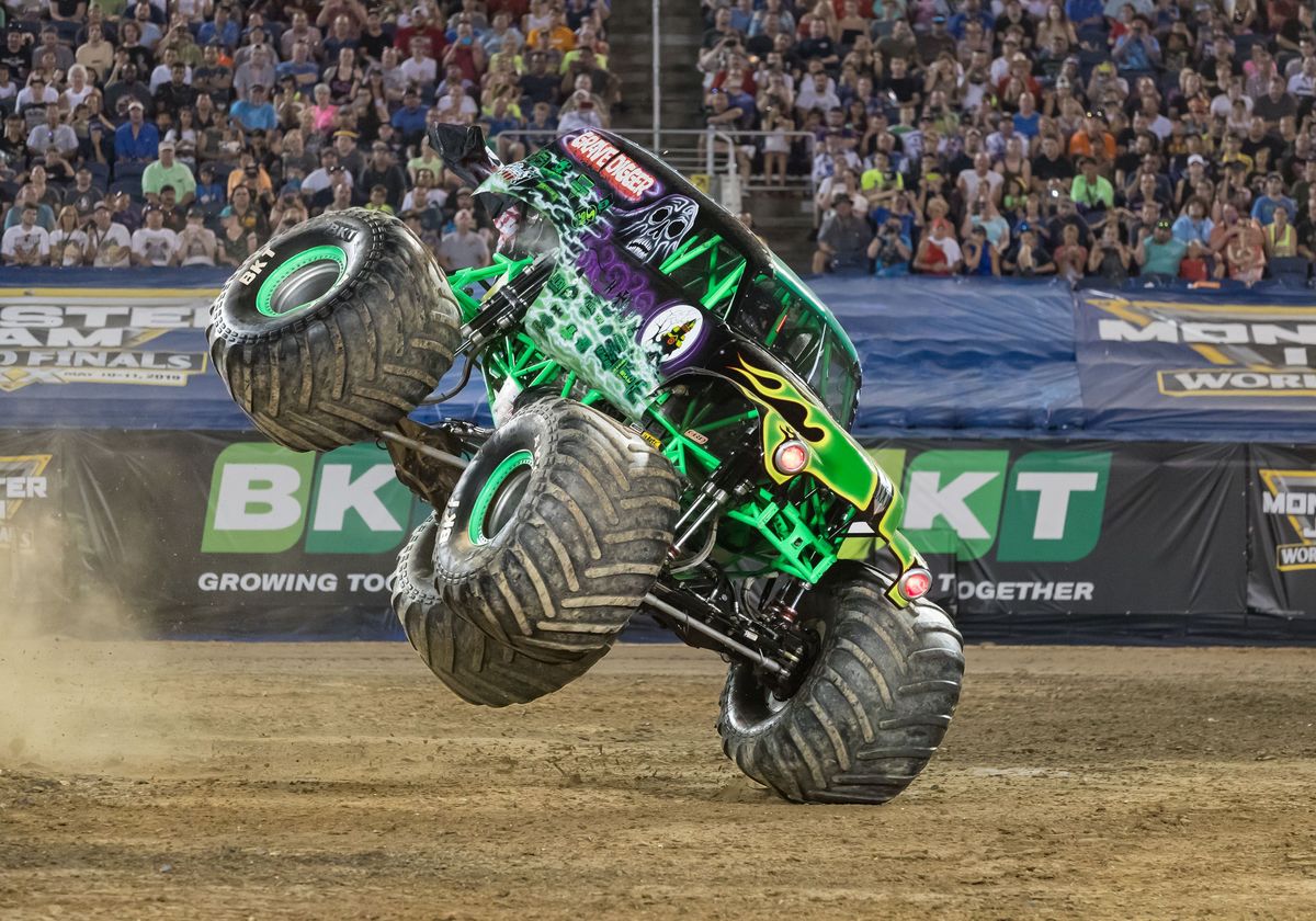 Monster Jam trucks will jump and flip in Orlando this weekend