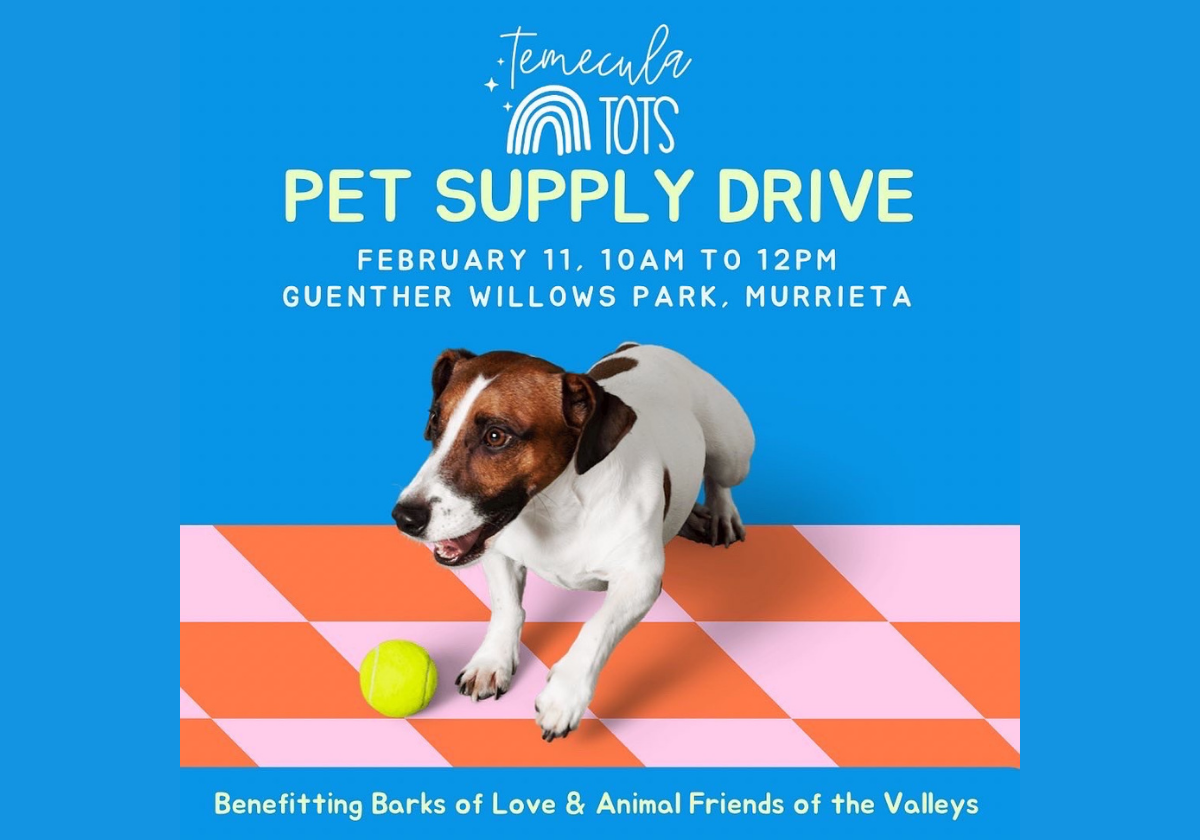 Temecula Tots to host Pet Supply Drive to Benefit Shelter Animals! |  Macaroni KID Temecula-Murrieta-French Valley