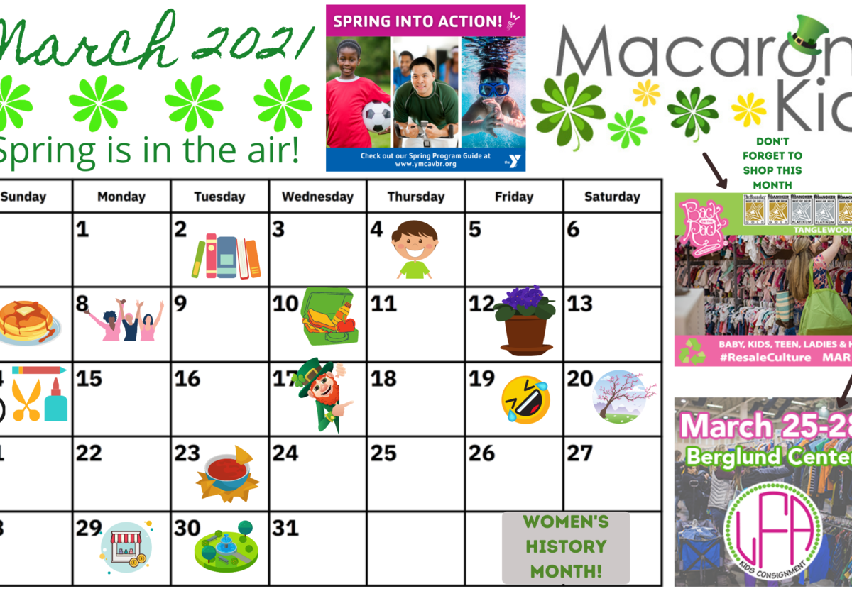 Fun Days to Celebrate in March with a Free Printable Calendar