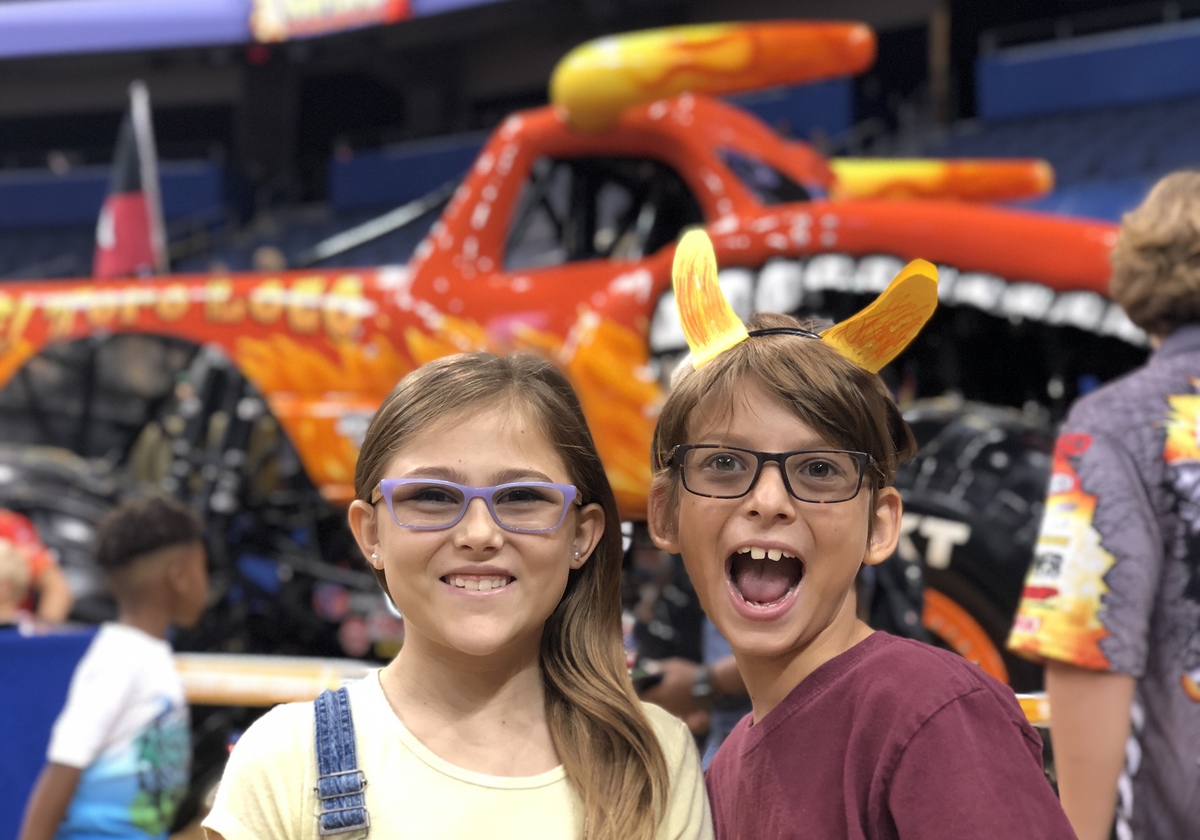 Monster Jam fun rolls into Orlando Florida after an awesome show in Tampa -  2 Boys + 1 Girl = One Crazy Mom