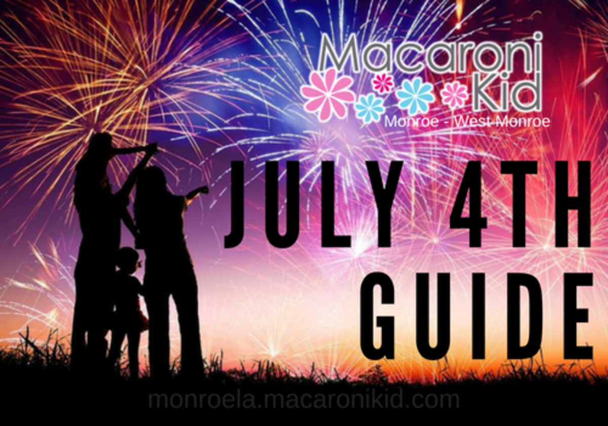 4th of July Fireworks and Celebrations in Monroe, LA 2018 Macaroni
