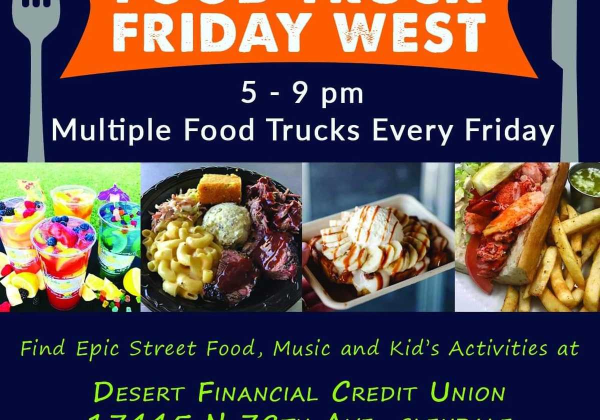Food Truck Fridays West Macaroni KID SurprisePeoriaEl Mirage