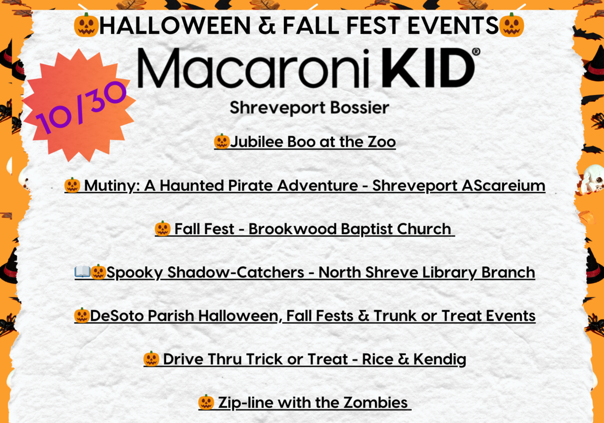 MacKID Halloween Trunk or Treat & Fall Festival List Monday 1030