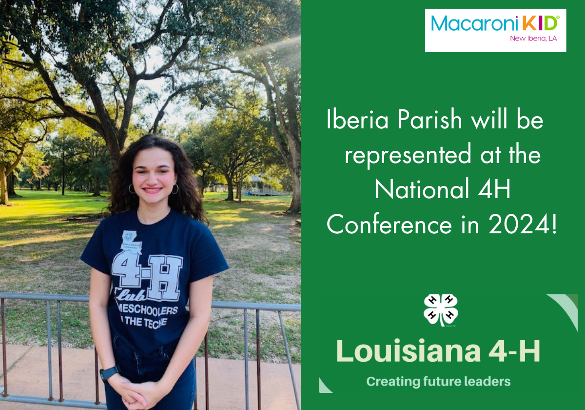 Iberia Parish to be Represented at the 2024 National 4H Conference