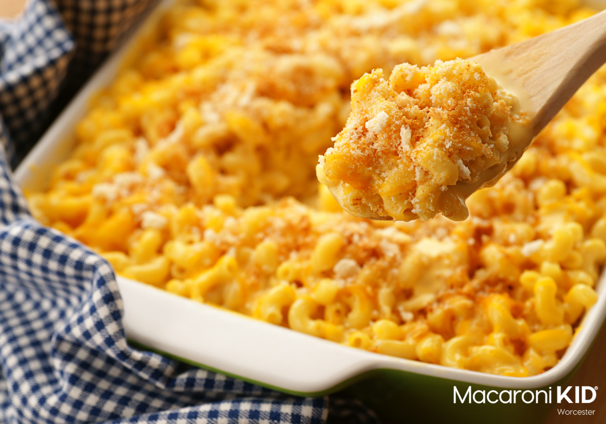 Baked Macaroni and Cheese with Hood Sour Cream Macaroni KID Worcester