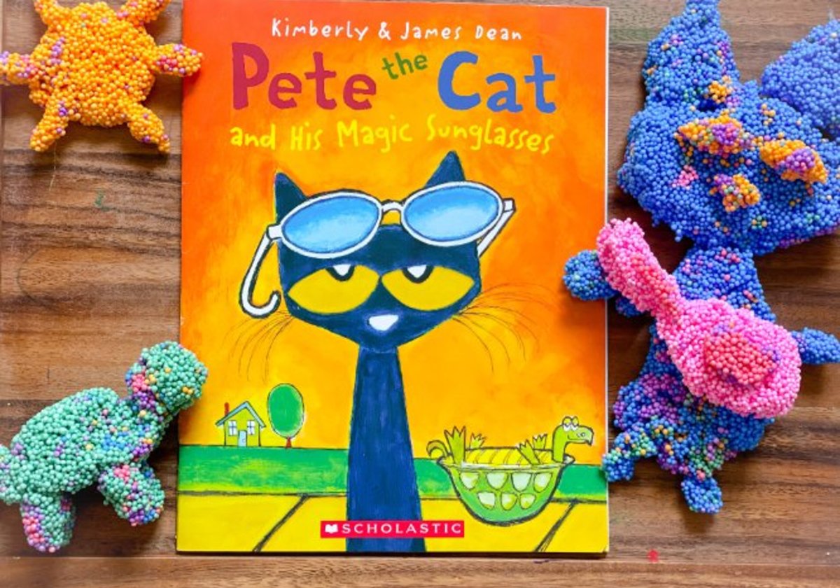 Pete the Cat Magical Sunglasses Craft | Mrs. Karle's Sight and Sound Reading