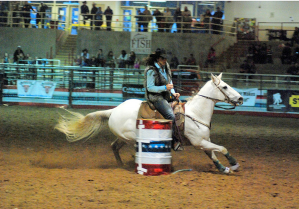 Competitors 'Back The Blue' at recent rodeo - The Stanly News