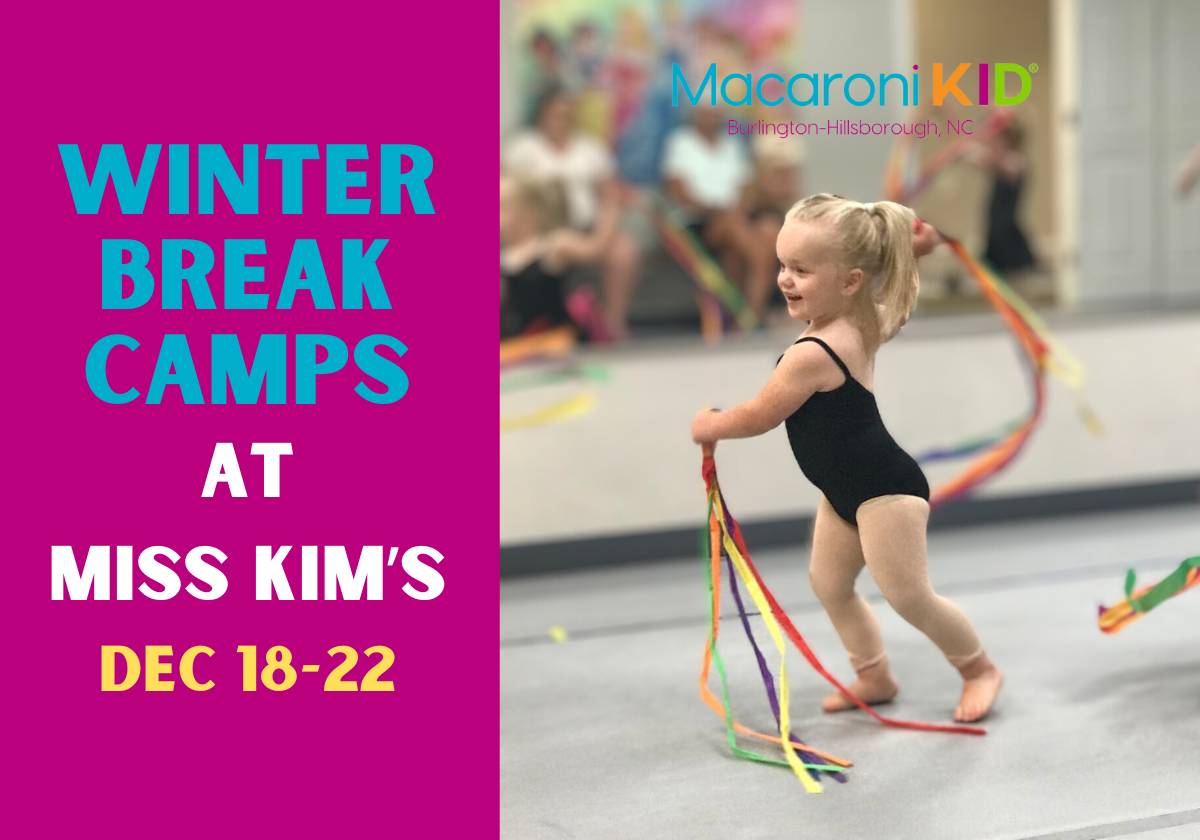 Winter Break Camps at Miss Kim's Children's Dance and Arts Macaroni