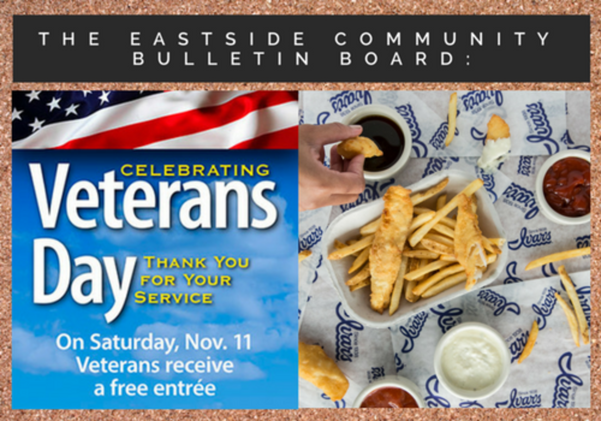 Free Meal for Veterans & Active Duty Military at Ivar’s & Kidd Valley