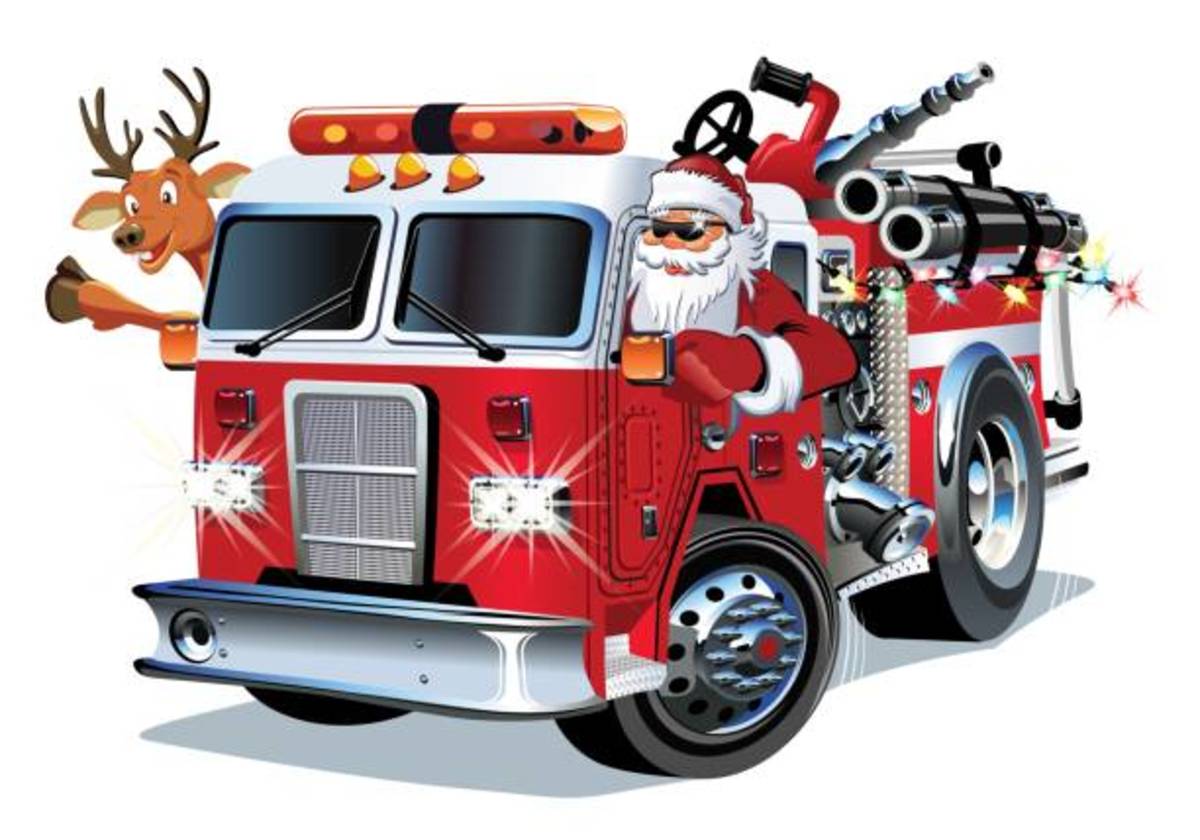 York County Santa Fire Truck Visits Macaroni KID North York