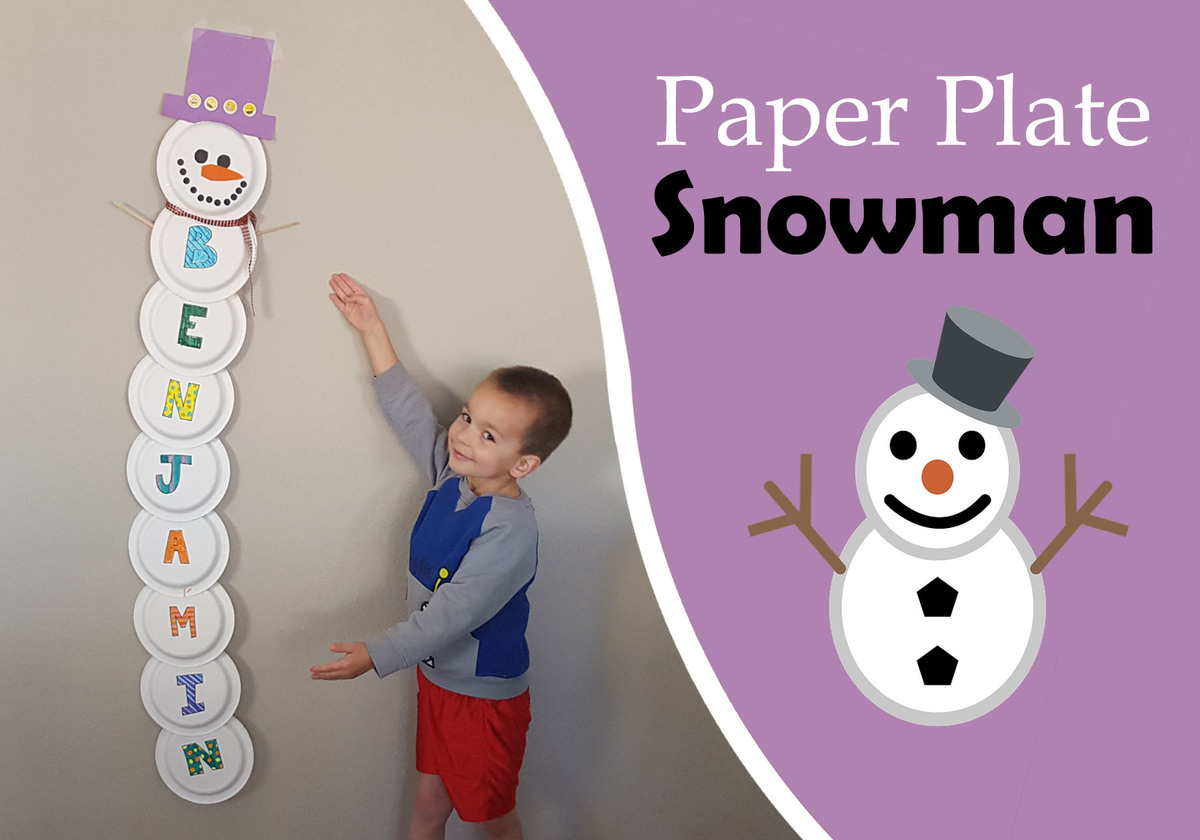 Paper Plate Winter Kids Crafts