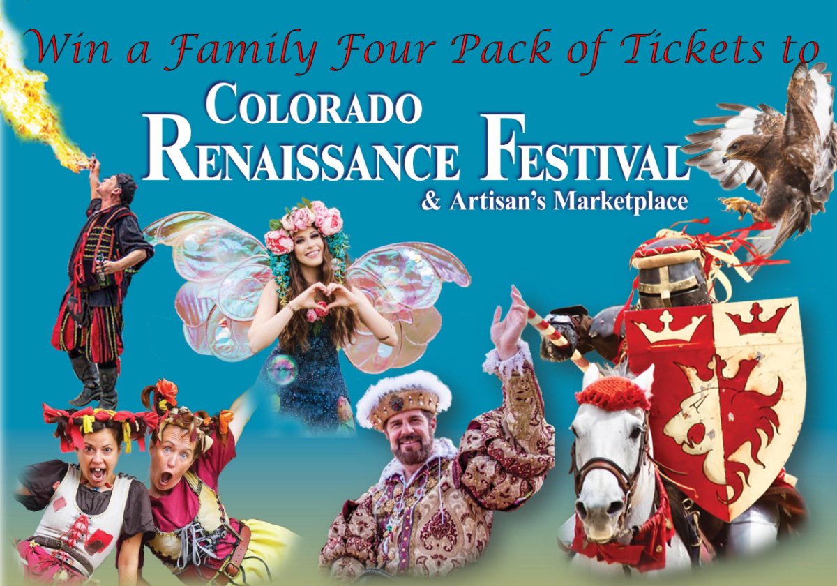 🏰 ENTER to WIN a Family FourPack to Colorado Renaissance Festival