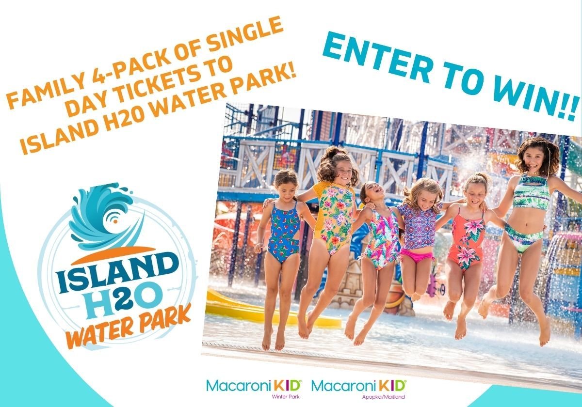Giveaway! Family 4pack of single day tickets to Island H2O Water Park