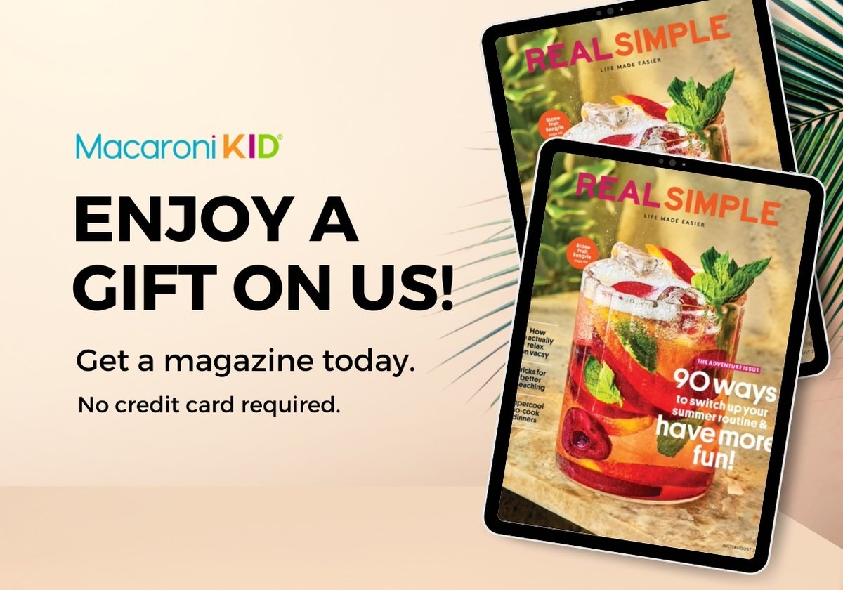 Enjoy a gift from us: Real Simple Magazine