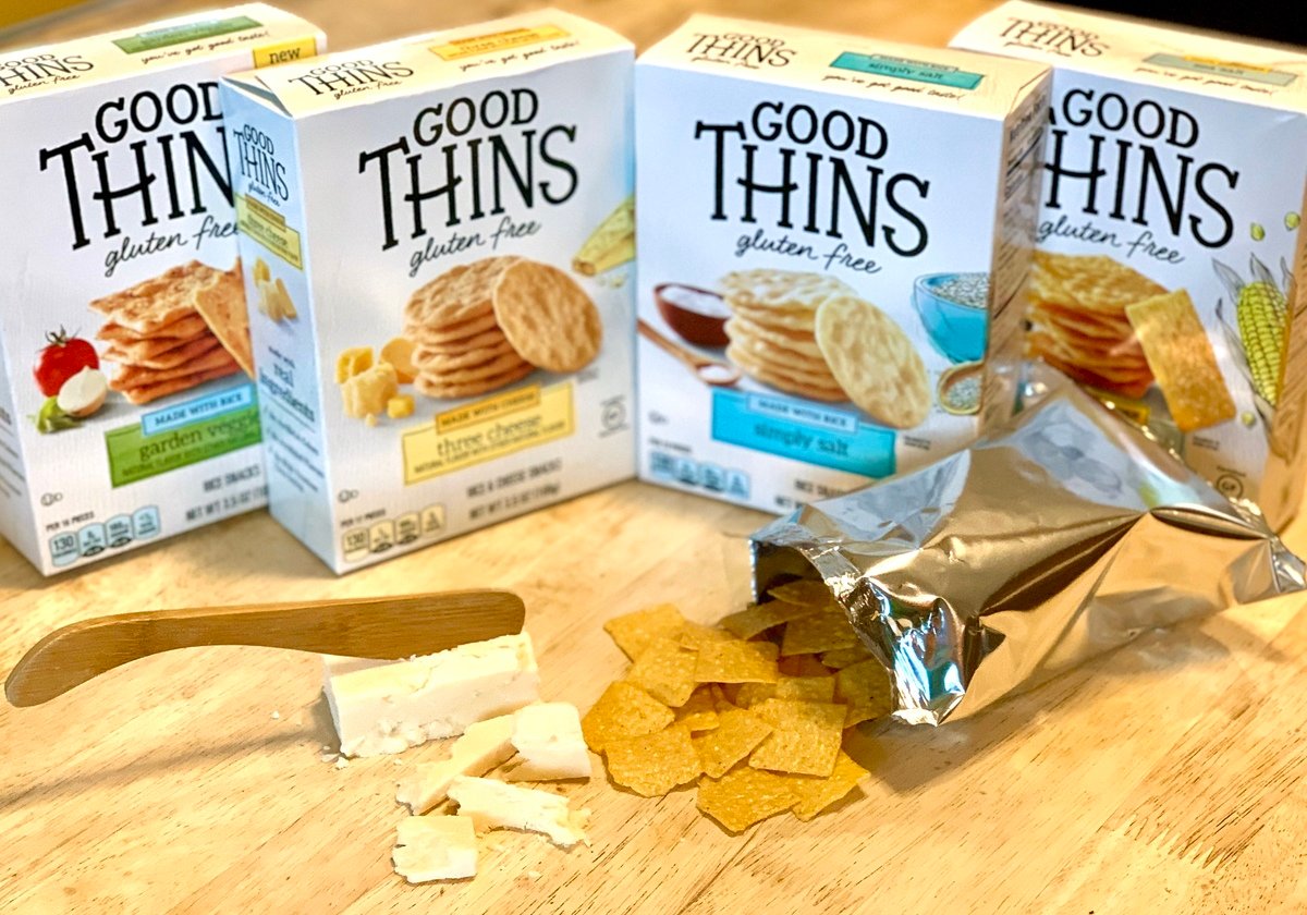 Good Thins Sea Salt Corn & Rice Snacks Gluten Free Crackers