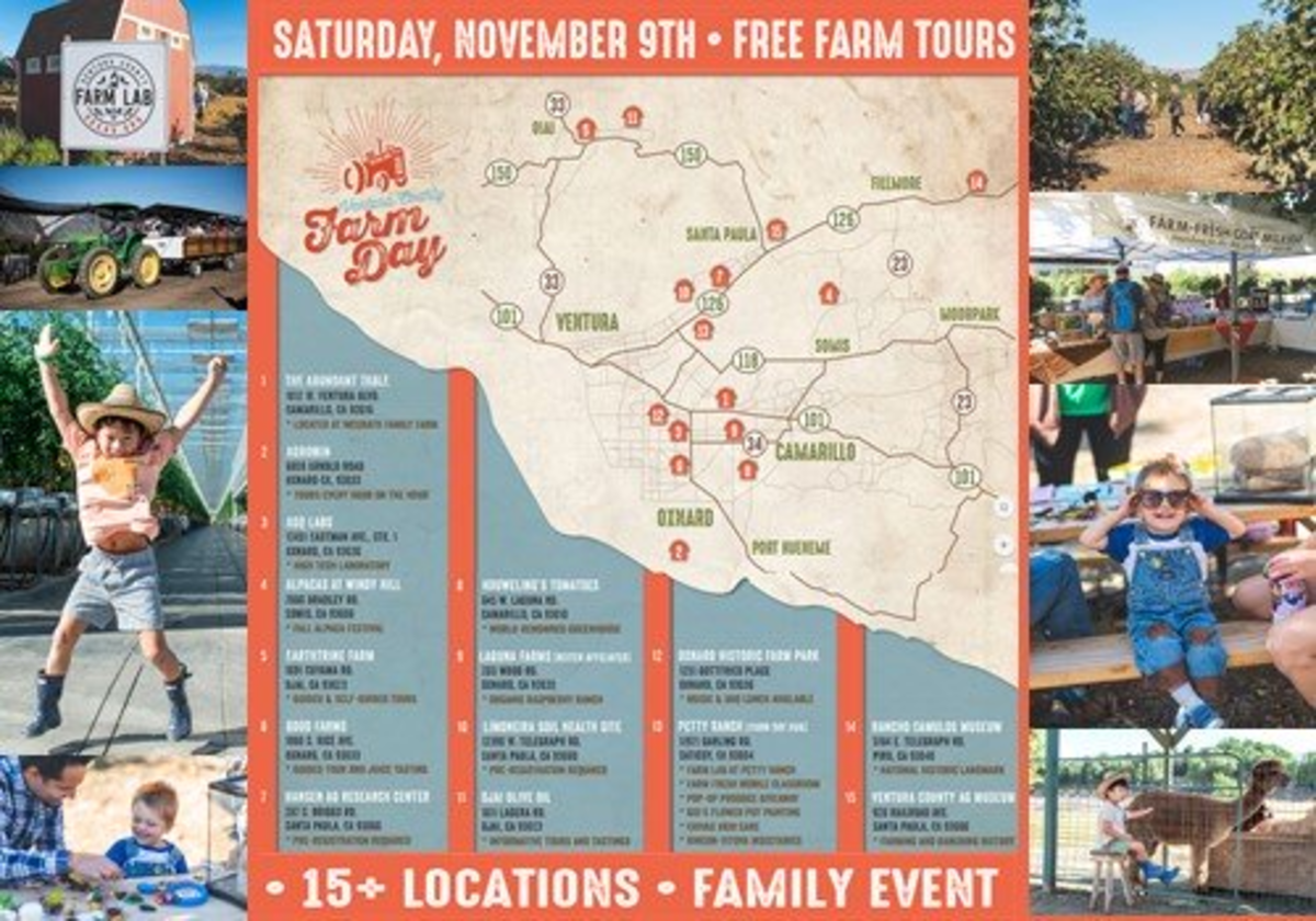 VENTURA COUNTY FARM DAY IS HEREThis Weekend on 11/9 Visit Local Farms