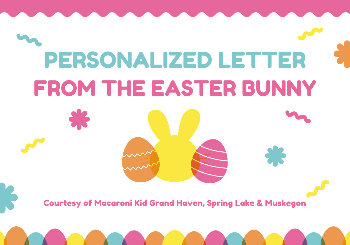 FREE Personalized Letter from the Easter Bunny | Macaroni KID Grand