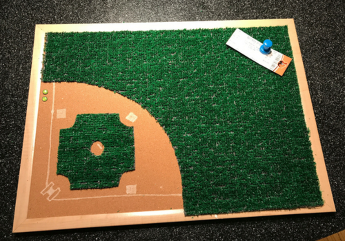 Baseball Themed Cork Bulletin Board – Cool Corks