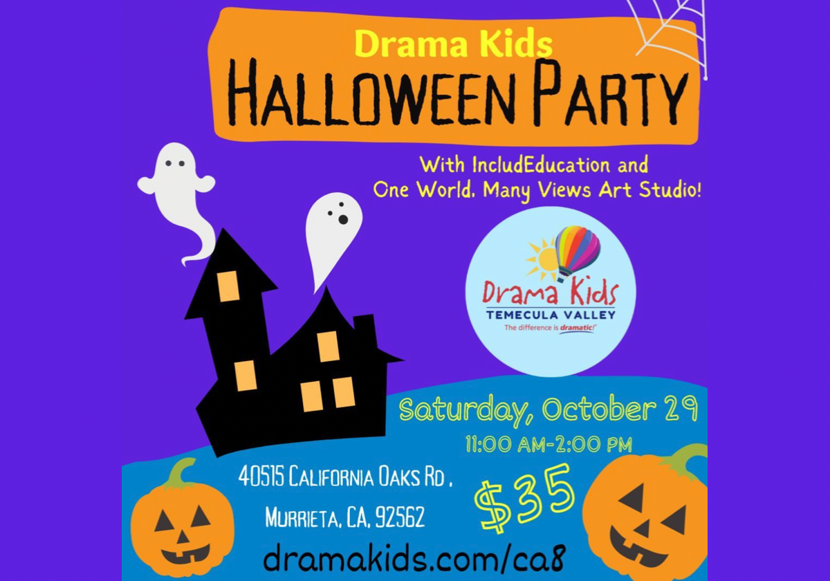 Join Drama Kids, IncludEducation & One World, Many Views for Halloween