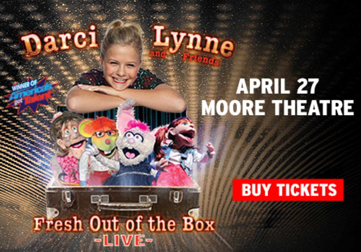 Darci Lynne Comes to the Moore Theatre April 27th! | Macaroni KID NW Seattle