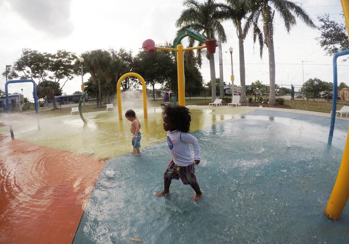 Splash Pad at Koch Park - Capri Pool