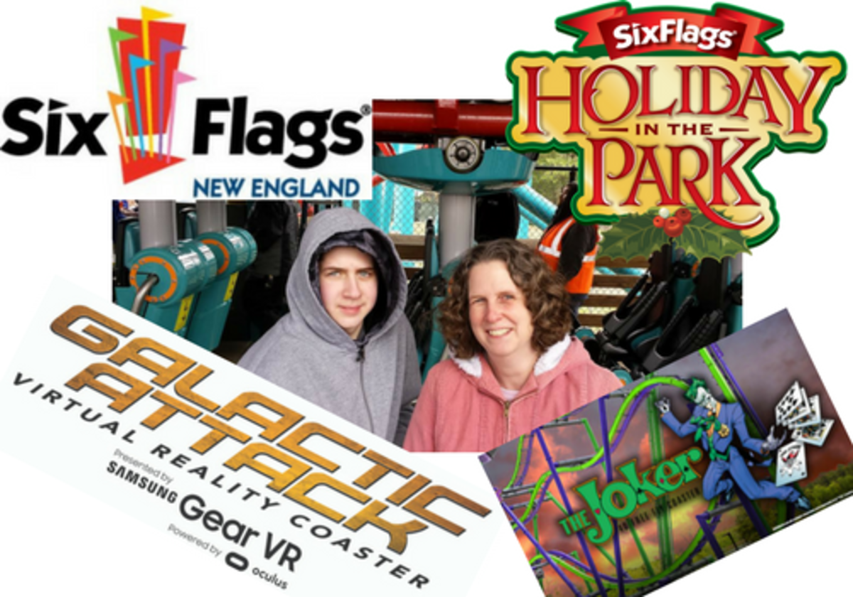 Six Flags New England is Now Open! First Ride on Galactic Attack