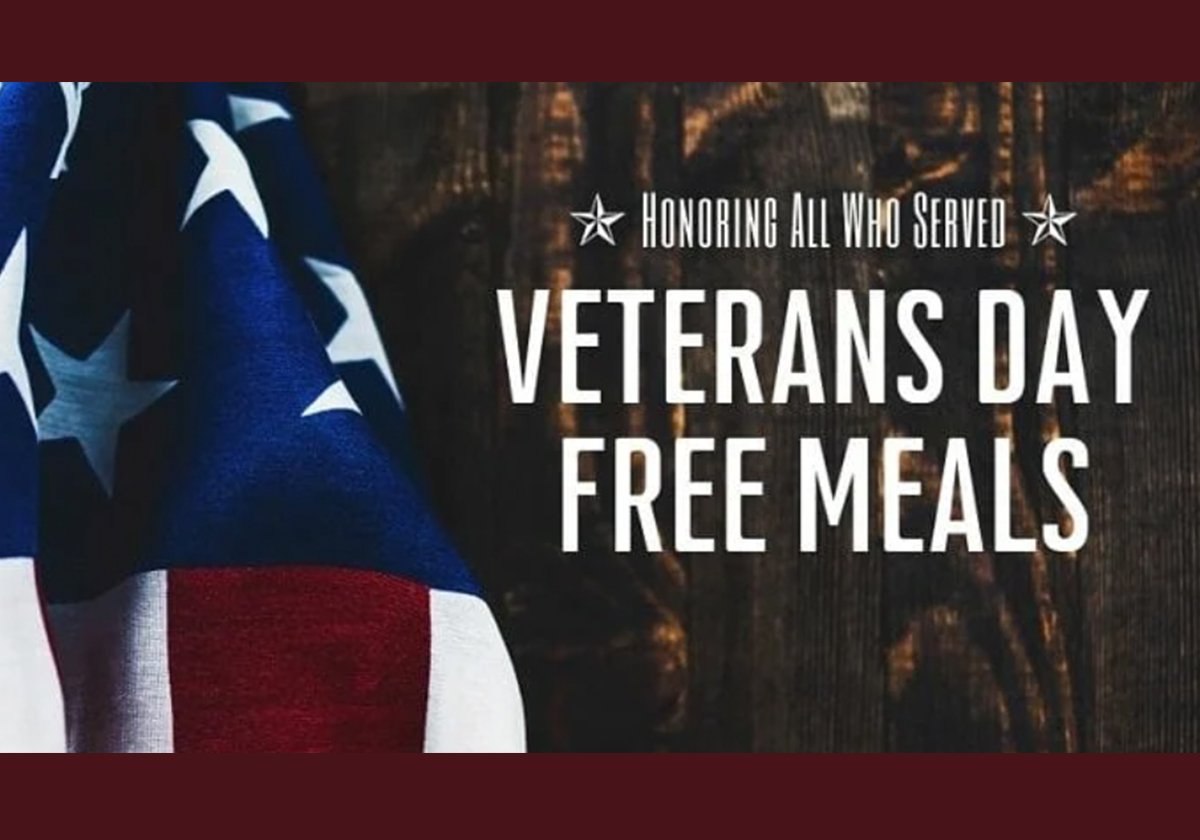 FREE Meals for Veterans on Veteran's Day 2021 ! Macaroni KID Long