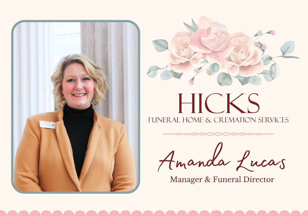 Community Spotlight with Amanda Lucas of Hicks Funeral Home Macaroni