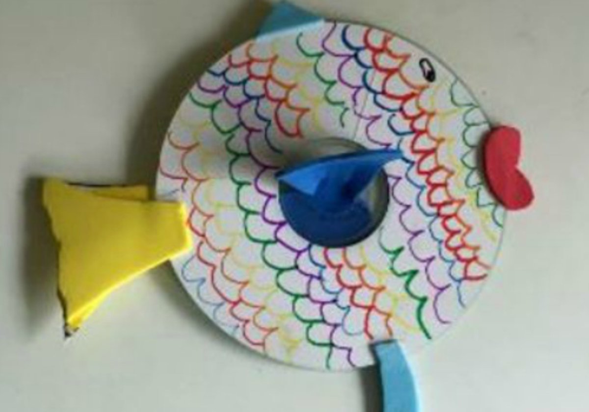Craft Corner: Make a Fish from an Old CD