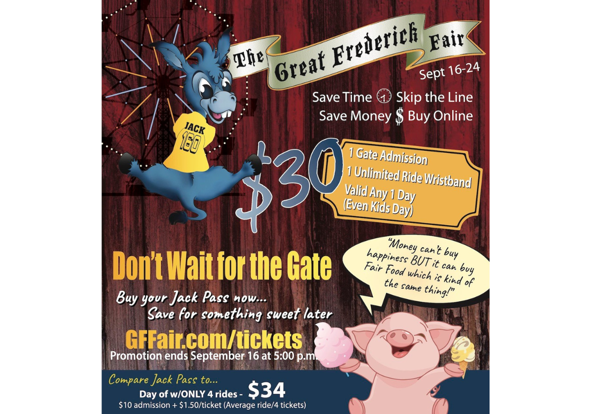 Exclusive Great Frederick Fair Discount | Macaroni KID Frederick