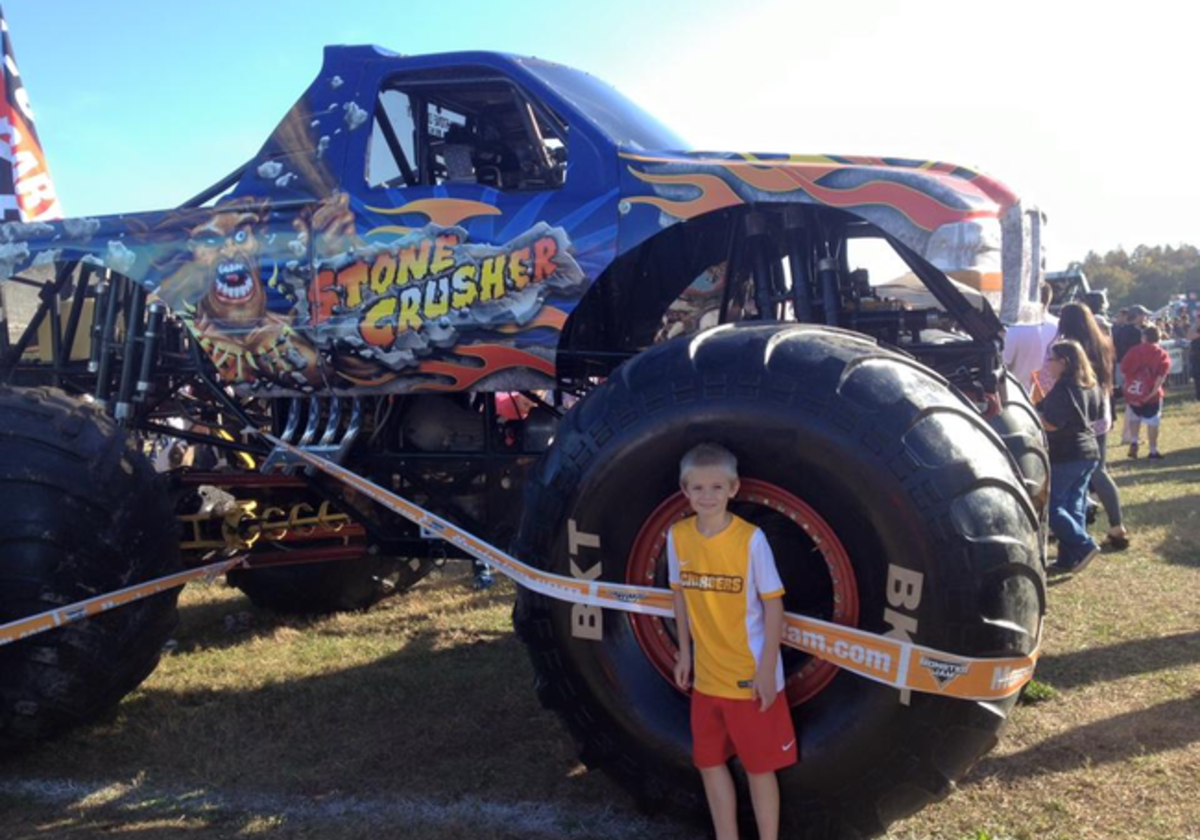 Stone Crusher Monster Jam Truck