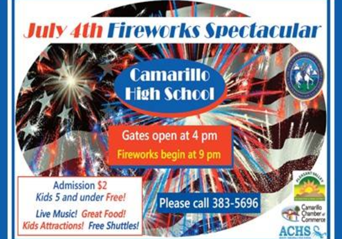 ENJOY FIREWORKS IN CAMARILLO AT THE HIGH SCHOOL Macaroni KID