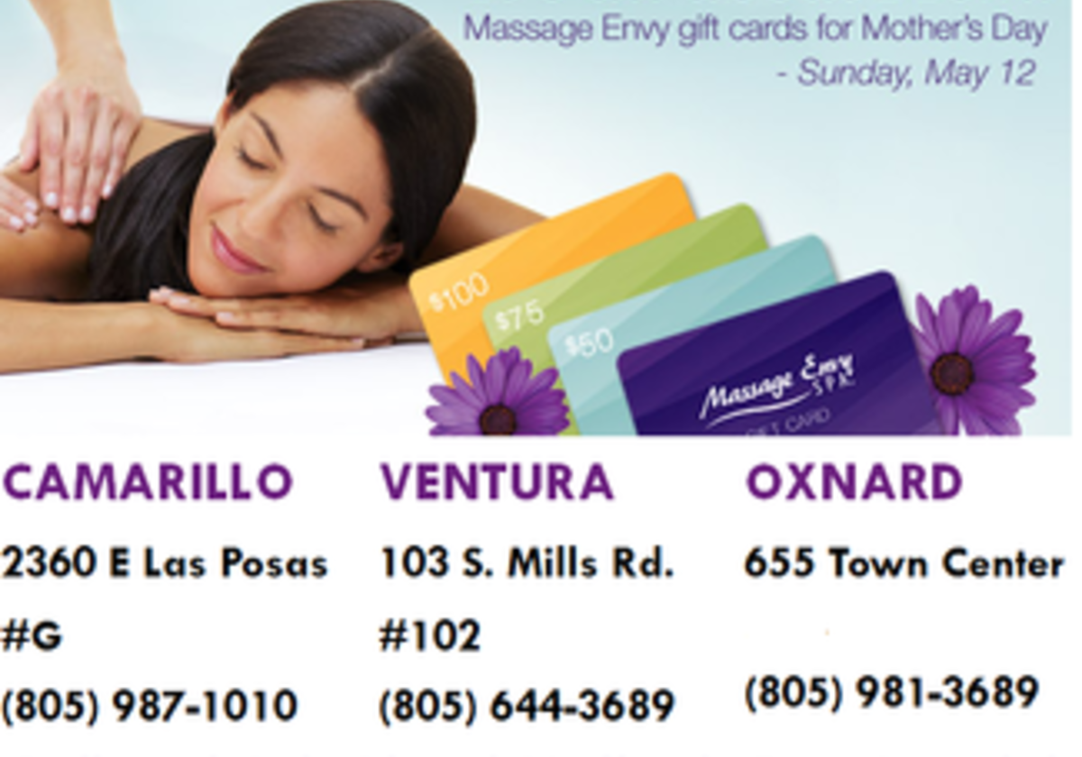 MASSAGE ENVY THE PERFECT GIFT THIS MOTHERS DAY Macaroni KID Camarillo