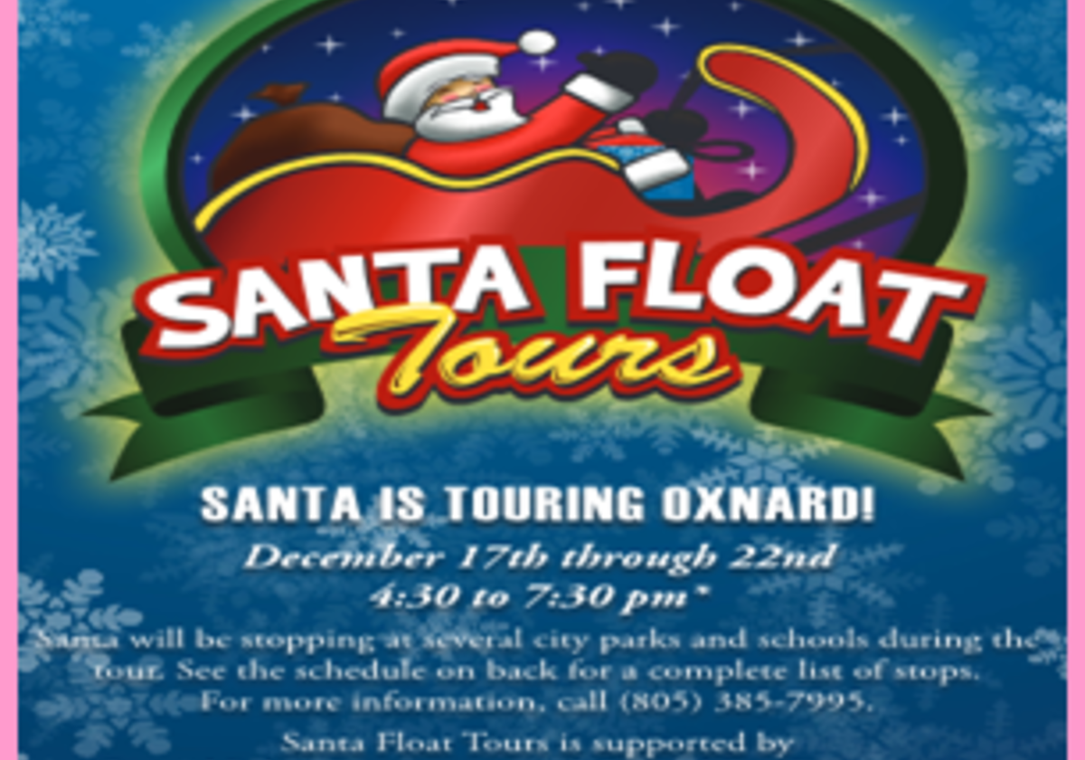 OXNARD SANTA FLOAT VISITS FAMILIES DECEMBER 17-22 | Macaroni Kid