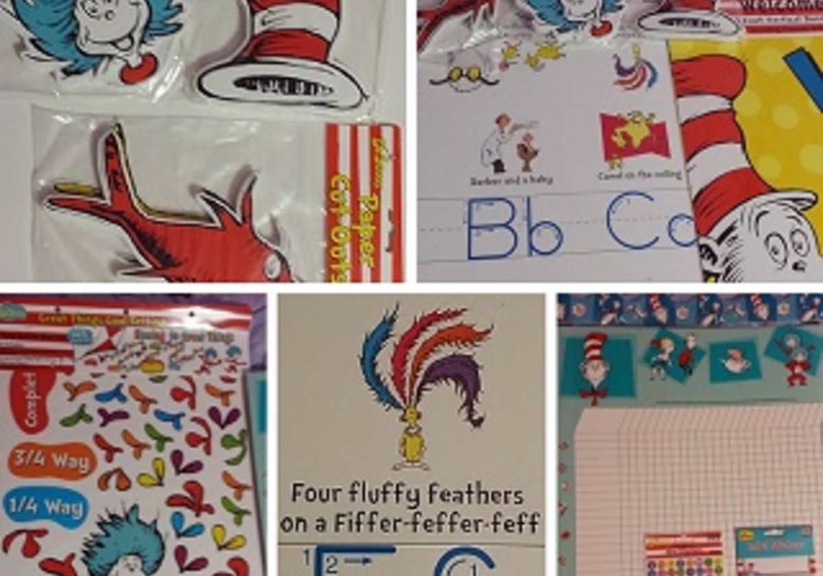 Dr. Seuss ABC Stickers - Theme from Eureka School Supplies