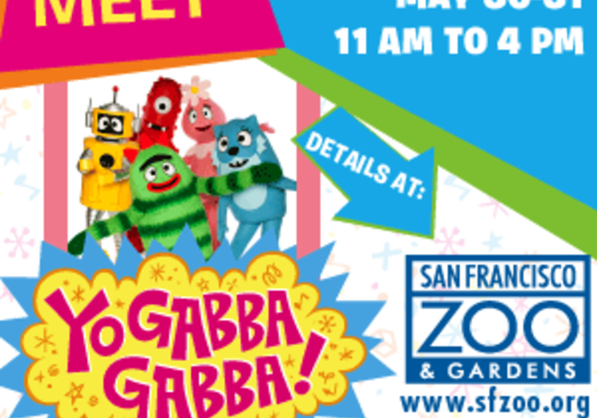 Yo Gabba Gabba! Meet & Greet at the SF Zoo FREE with Admission