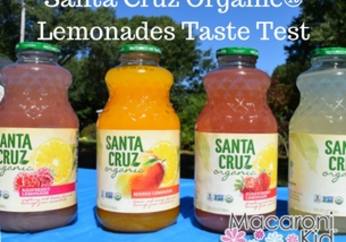 Santa Cruz Organic Lemonades Taste Test Macaroni KID National