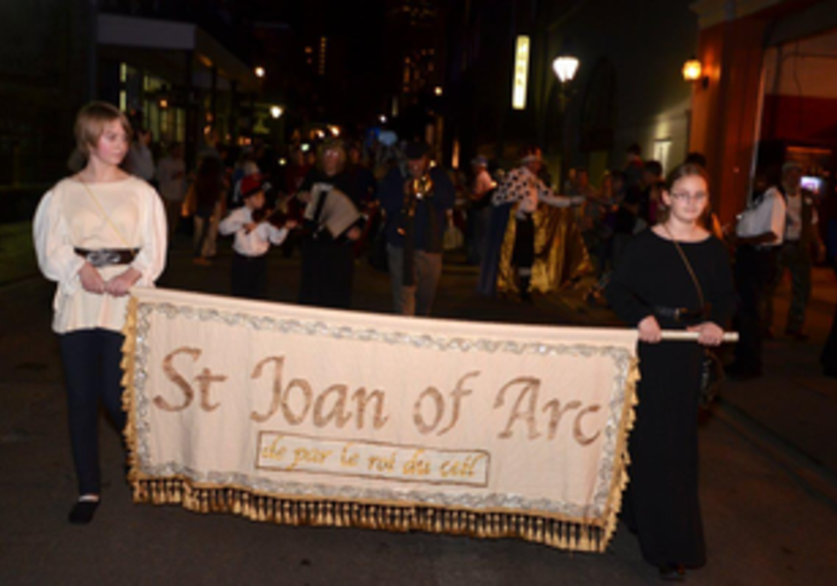 Joan of Arc Parade Strolls the French Quarter Macaroni KID New Orleans