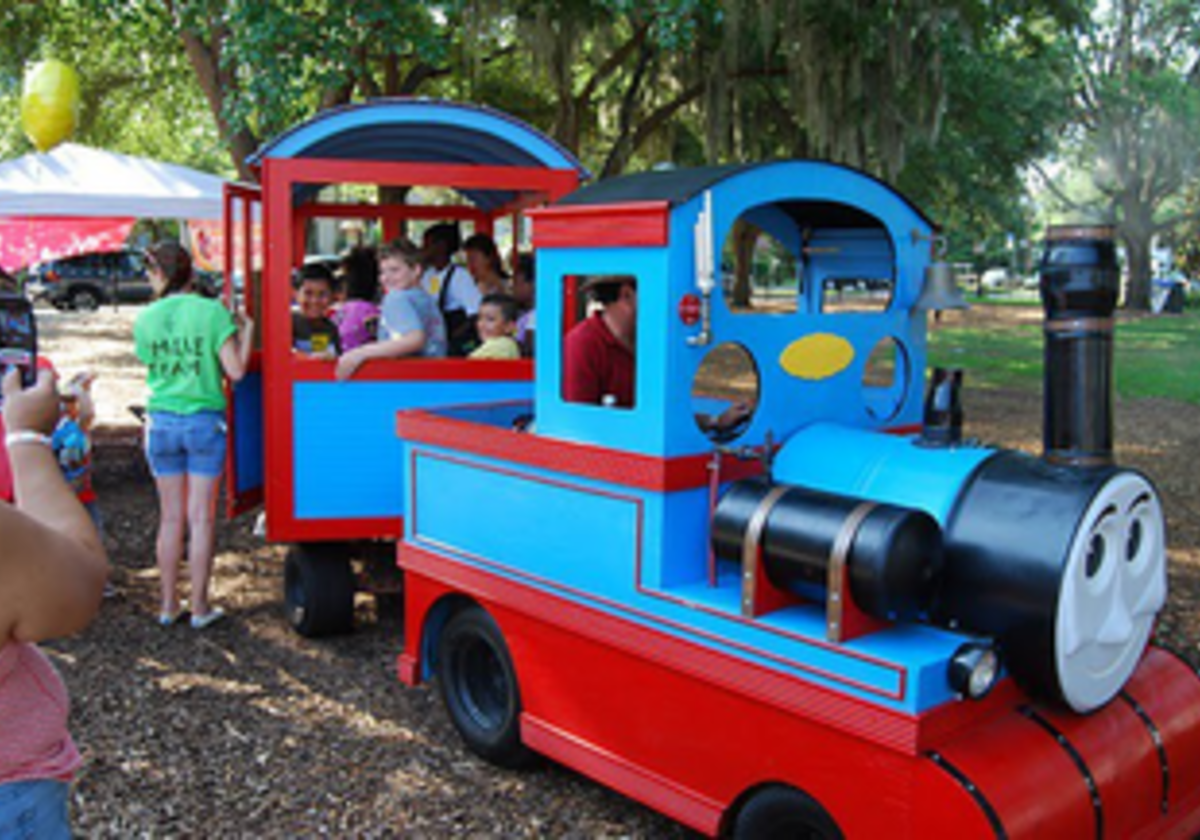 Ride Thomas the Train & Celebrate Our 1st Birthday Macaroni Kid Palm