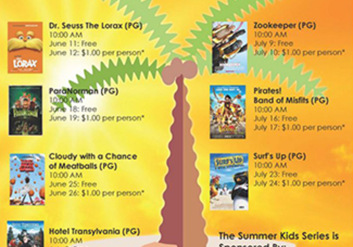 2013 Kids Summer Movie Series At Nova Cinemas | Macaroni KID Port St Lucie