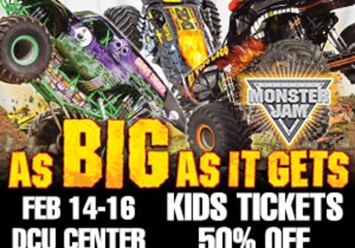 Monster Jam at The DCU Center in Worcester Macaroni KID Seacoast