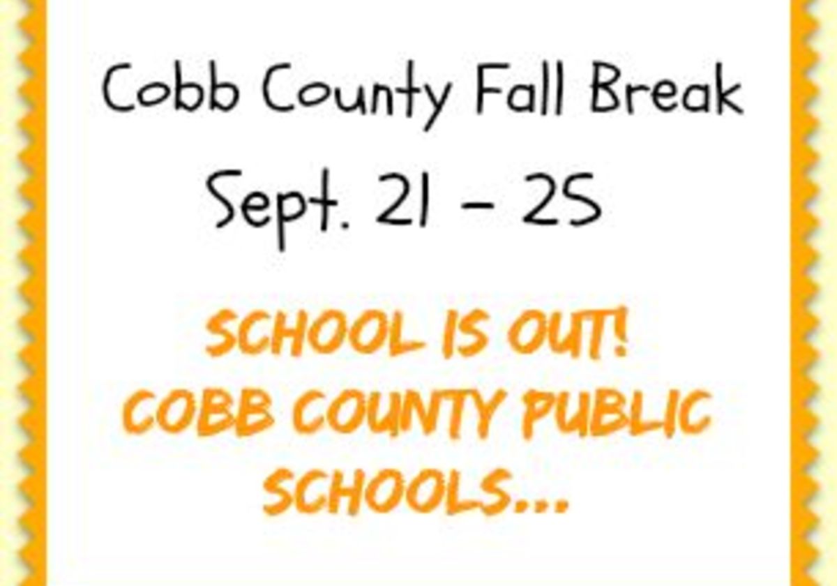 Cobb County Fall Break Is Here Macaroni KID Smyrna Vinings