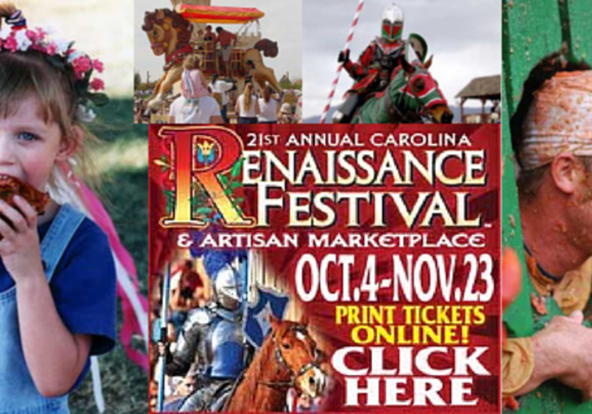 Carolina Renaissance Festival! Winner! AND More Tickets to Win