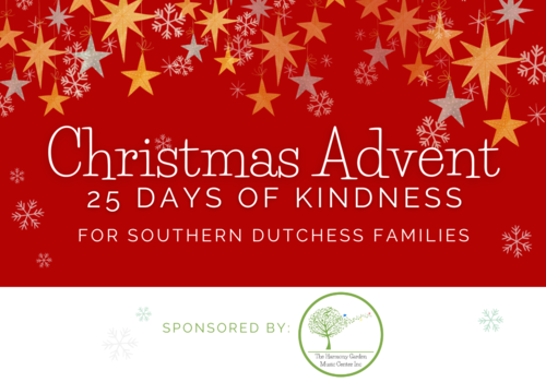 25 days of kindness, Christmas advent calendar