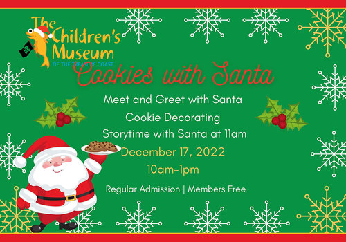 The Children's Museum 2022 Cookies With Santa Flyer