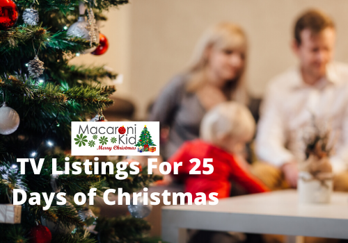 TV Listings for 25 Days of Christmas