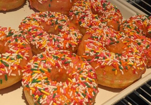 The Doughnut Social Sprinkle Donuts